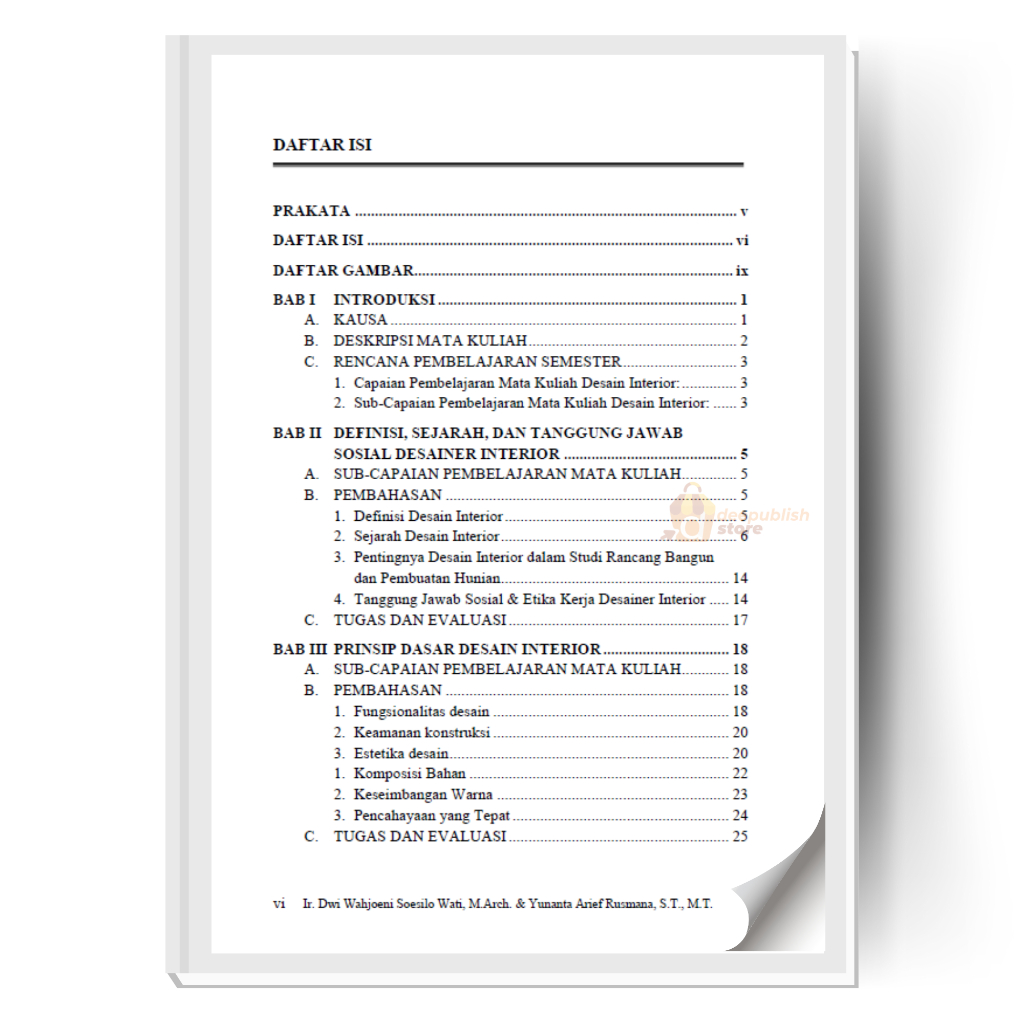Jual Deepublish - Buku Ajar Desain Interior untuk Program Studi Sarjana ...