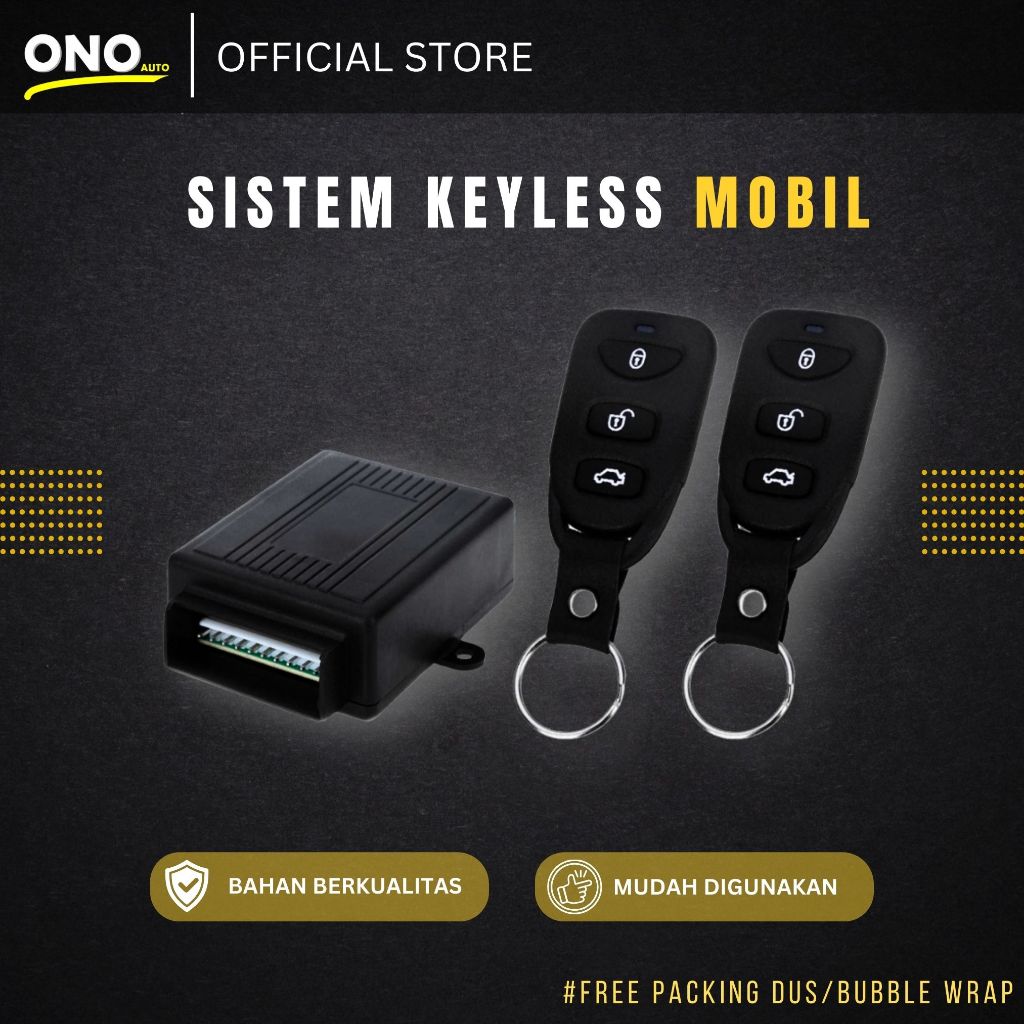 Jual OnoAuto Car Keyless Entry System Remote Wireless Door Lock Sistem ...