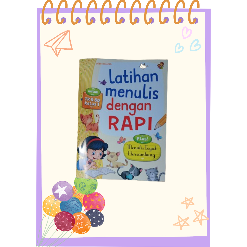 Jual AKTIF- Latihan Menulis Dengan Rapi Untuk TK & SD | Shopee Indonesia