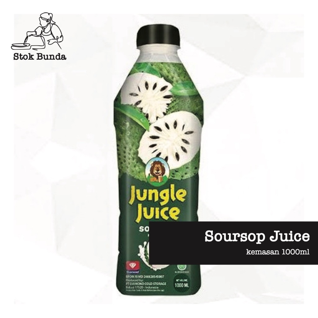 Jual Jungle Soursop Juice Jus Sari Buah Sirsak Kemasan 1000ml