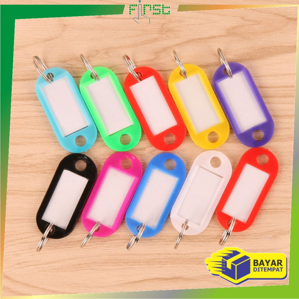 Jual FH-C1102 Tag Gantungan Kunci Label Nama Ganci Plastik / Keychain ...