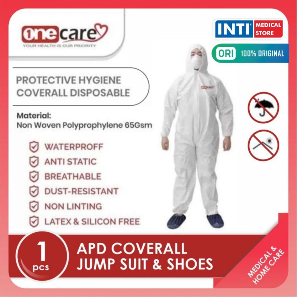 Jual ONECARE - APD Coverall Protection Clothes | Baju APD Medis Anti ...