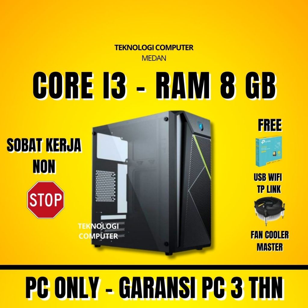 Jual Core I Pc Rakitan Komputer Cpu Kantor Admin Kerja Pc Only Shopee Indonesia