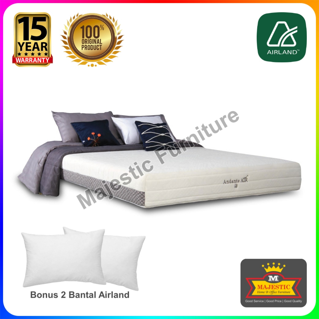 Jual Kasur Latex Airland Andante Air 90/100/120/160/180/200 Airland