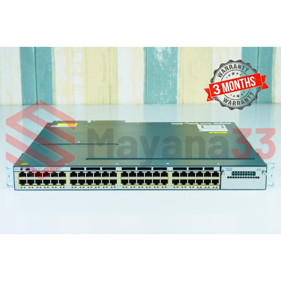 Jual Switch Cisco Catalyst 3750-X Series Type WS-C3750X-48U-L | Shopee ...