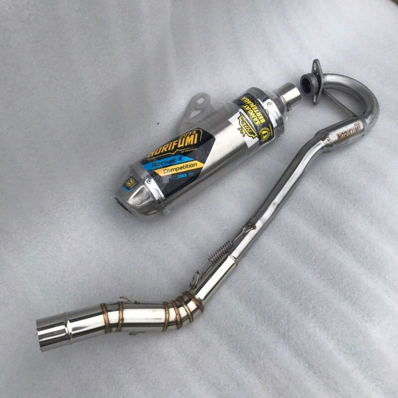 Jual Anis Big Elbow Norifumi Exhaust 38mm Conical Open Specs Pipe Xtz125 Xr200 Xr150 Crf150