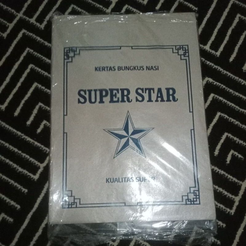 Jual Kertas Bungkus Nasi Super Star Kualitas Super / Kertas Minyak ...