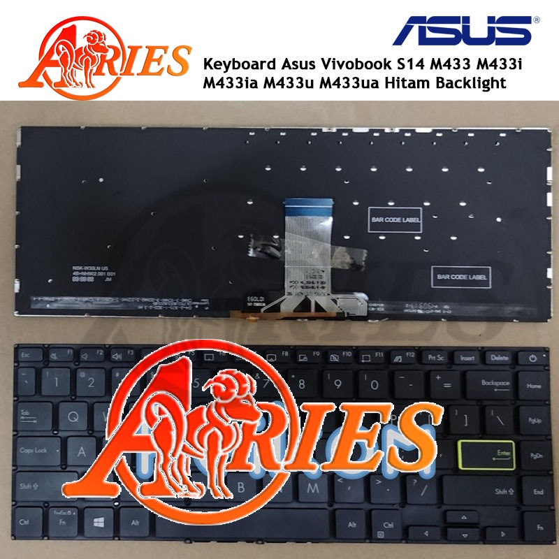 Keyboard Laptop Asus Vivobook S14 M433 M433i M433ia M433u M433ua