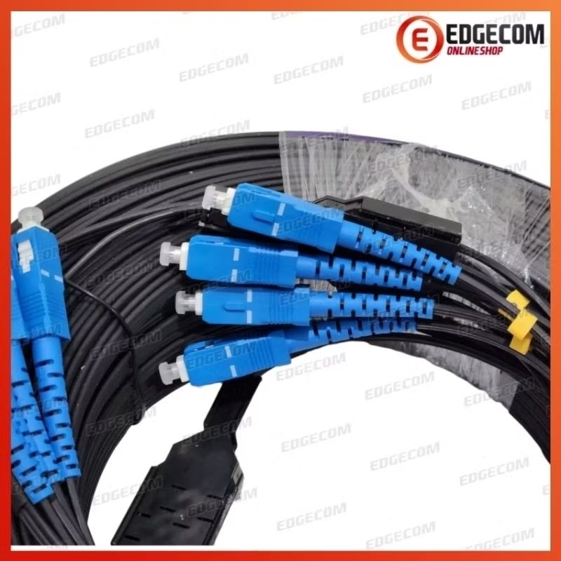 Jual KABEL FIBER OPTIC / OPTIK FO 4 CORE PRECON FTTH SC OUTDOOR 300 ...