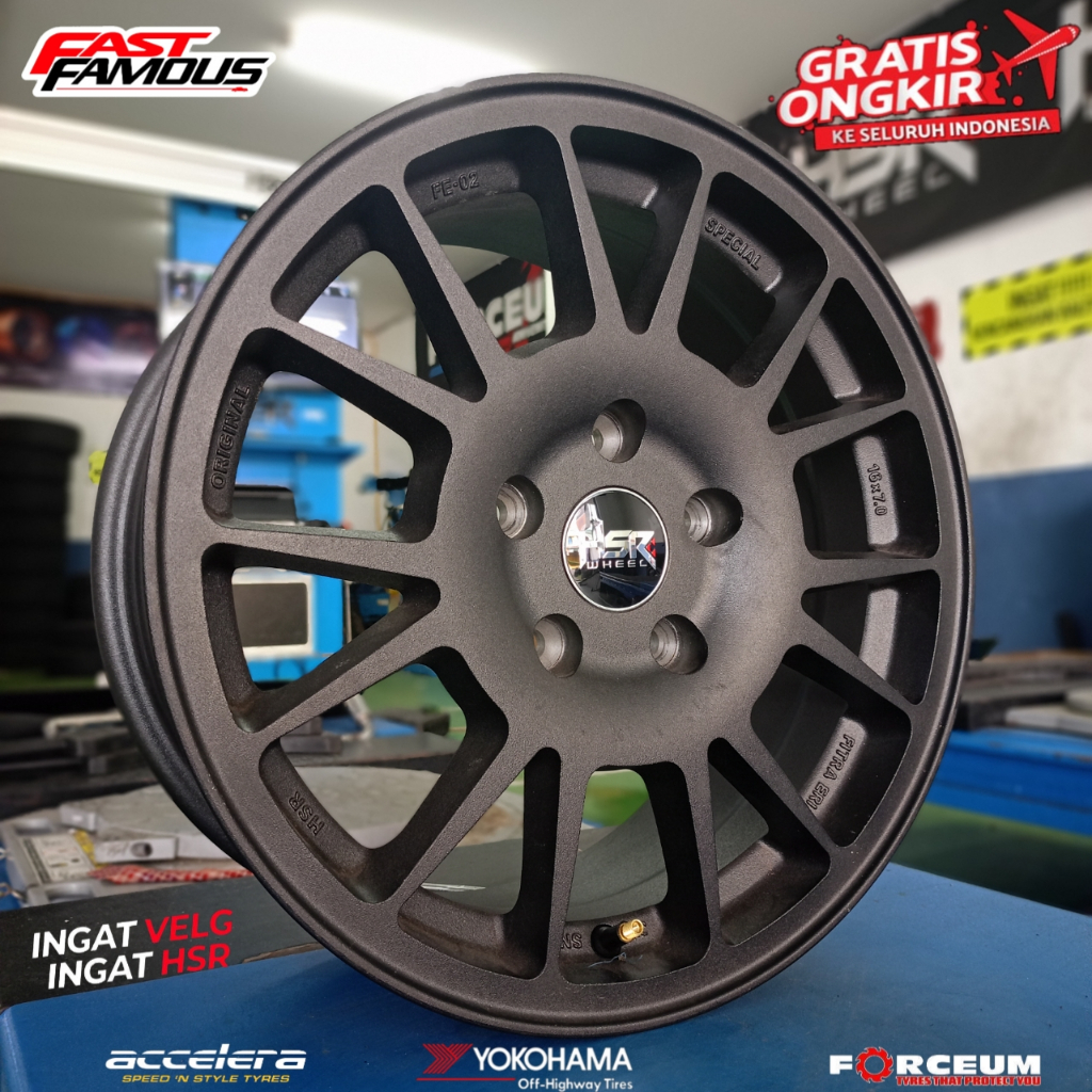 Jual Velg racing r16 lebar 7 rata baut 5x114 hsr fe02 bisa untuk Innova ...