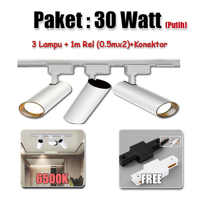 Jual Family Mart LAMPU RELL TRACK LED SOROT LAMPU SOROT TRACKLIGHT REL ...