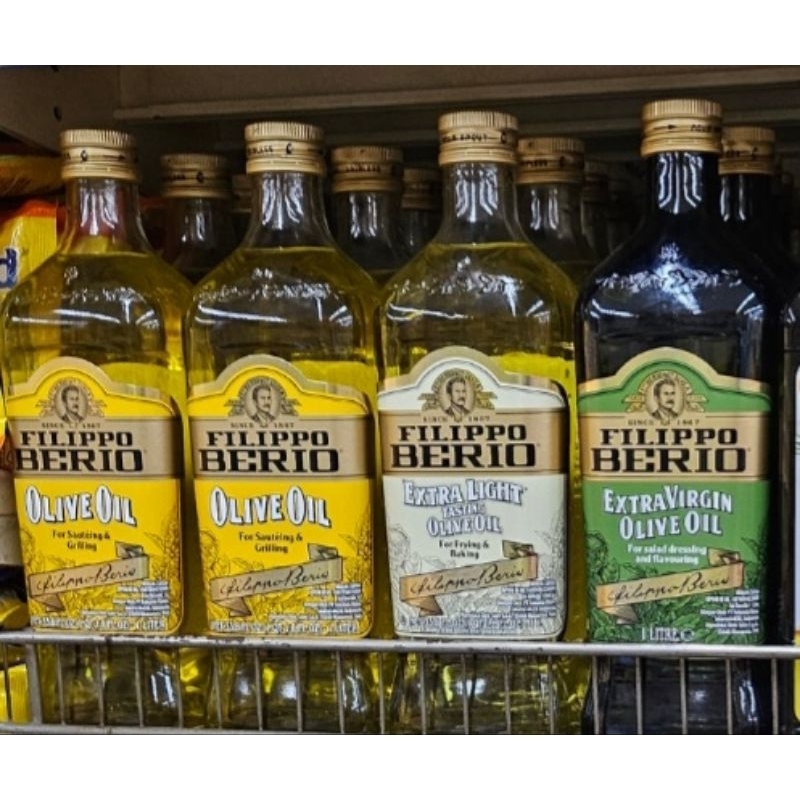 Jual Filippo Berio Olive Oil 1 liter Extra Virgin / Extra Light /Extra ...