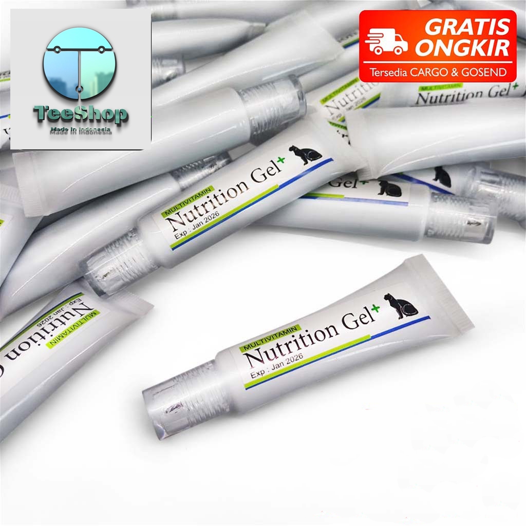 Jual Nutrition Gel+ Nutrition Gel Plus 15 Gram Multivitamin Kucing
