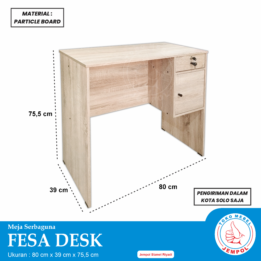 Jual Meja Tulis FESA DESK/Meja Komputer/Meja Minimalis/Meja Kantor/Pira ...