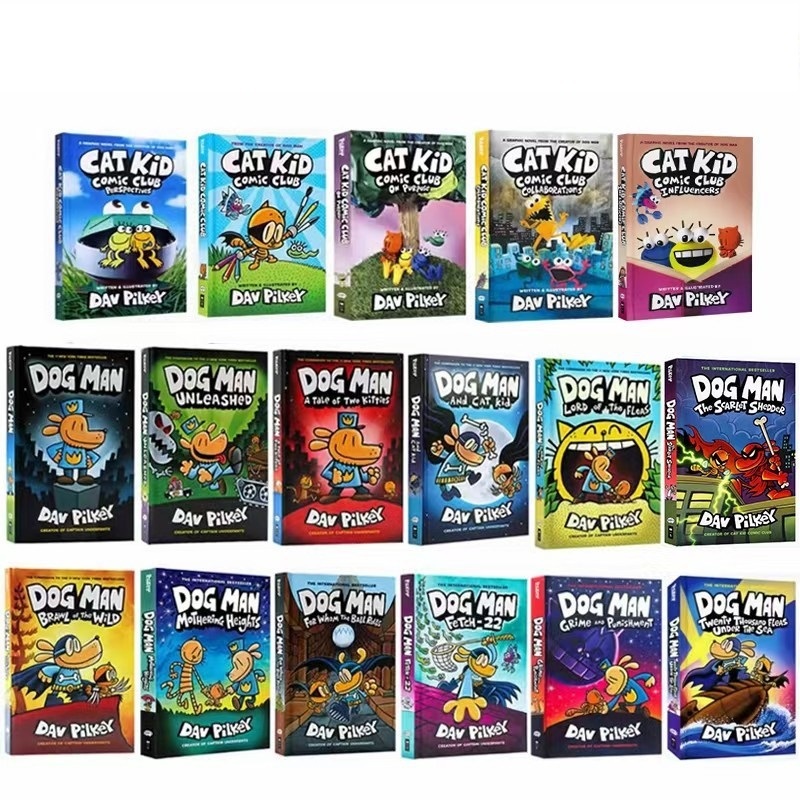 Jual Dog Man/ Buku Dogman/ Buku cerita anak anak 17 judul