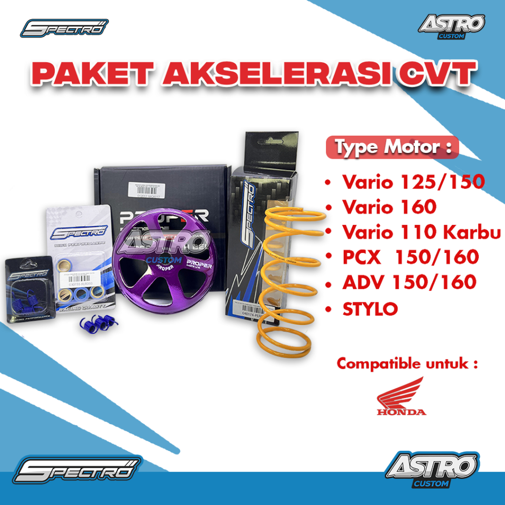 Jual Baru Upgrade Cvt V2 Astro Vario 125 Vario 150 Vario 160 Pcx Adv ...