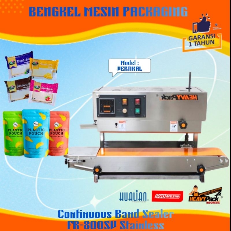 Jual Mesin Continuous Band Sealer Fr Sv Vertikal Segel Plastik Heavypack Shopee Indonesia