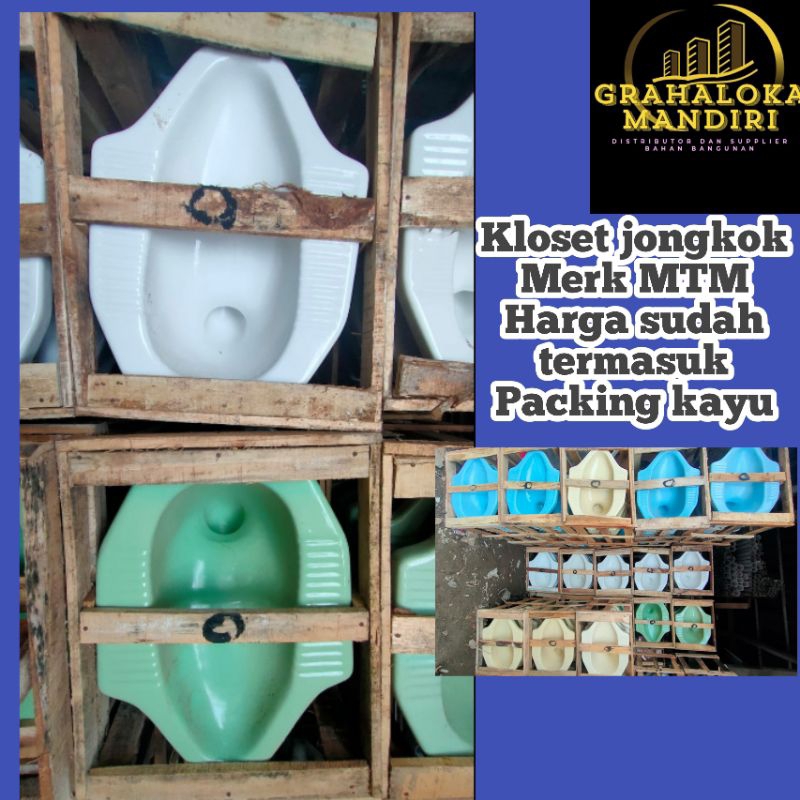 kloset jongkok murah MTM | harga sudah termasuk packing kayu/buble wrap (aman)