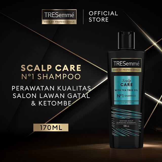 Jual Tresemme Shampo Rambut Scalp Care Tea Tree Oil And Zypto 170 Ml