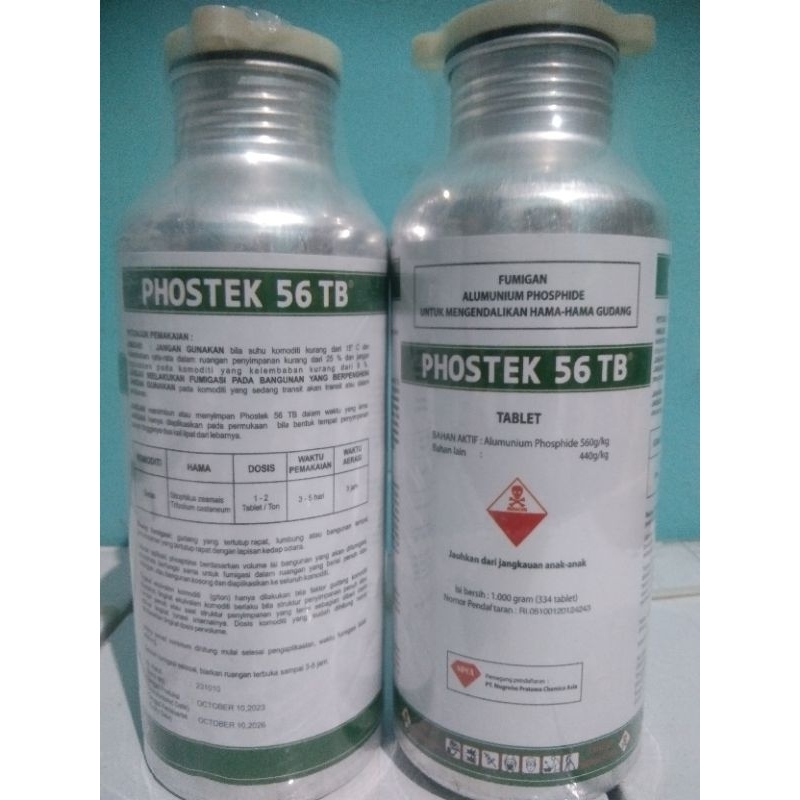 Jual Phostex 56 TB Obat Fumigasi Pembasmi Hama Kutu Beras, Jagung, Biji ...