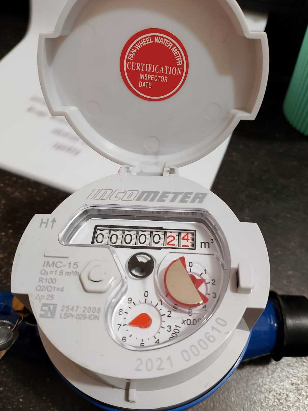 Jual Water Meter Incometer 1/2