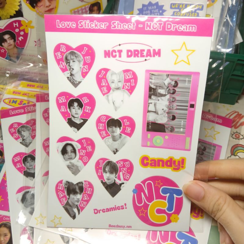 Jual LOVE STICKER SHEET KPOP - NCT DREAM (FANMADE) | Shopee Indonesia