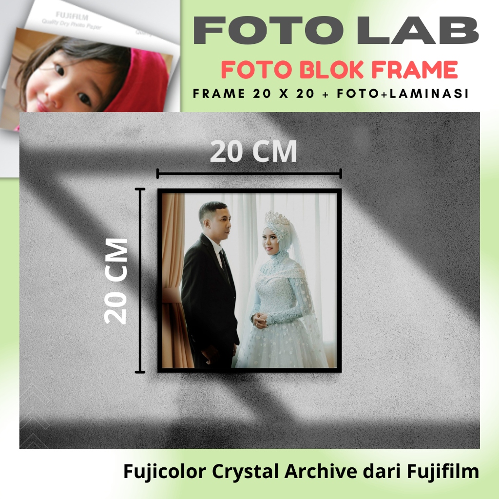 Jual Cetak Foto Lab Bingkai Frame Blok Paket Pcs Ukuran X Hiasan Dinding Bingkai Foto