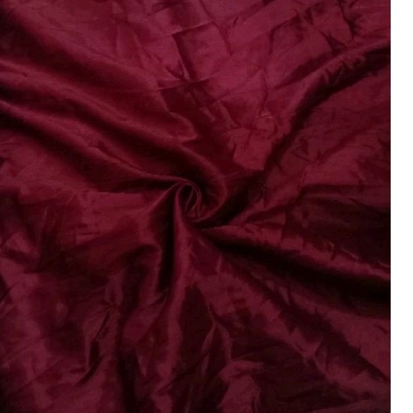 Jual KAIN SATIN POLOS WARNA BURGUNDY (REQ PANJANG 50 CM = Rp12.500 ...