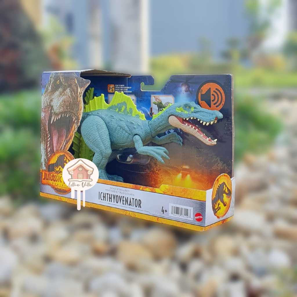 Jurassic World Dominion - Mattel - Roar Strikers Rajasaurus black
