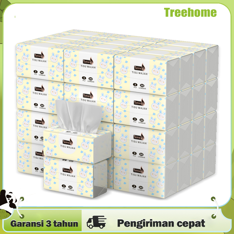 Jual 【12 Pack】GLISSE Tisu Wajah Halus dan Lembut Facial Tissues 3-Ply ...