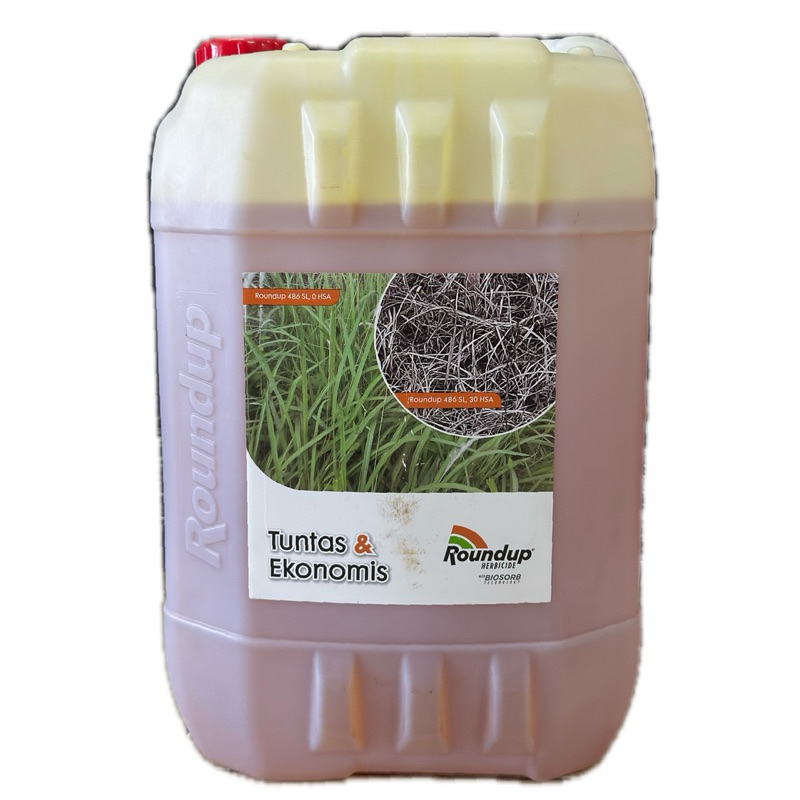 Jual Herbisida Roundup 486 Sl 20 Liter Biosorb Technology Racun Round