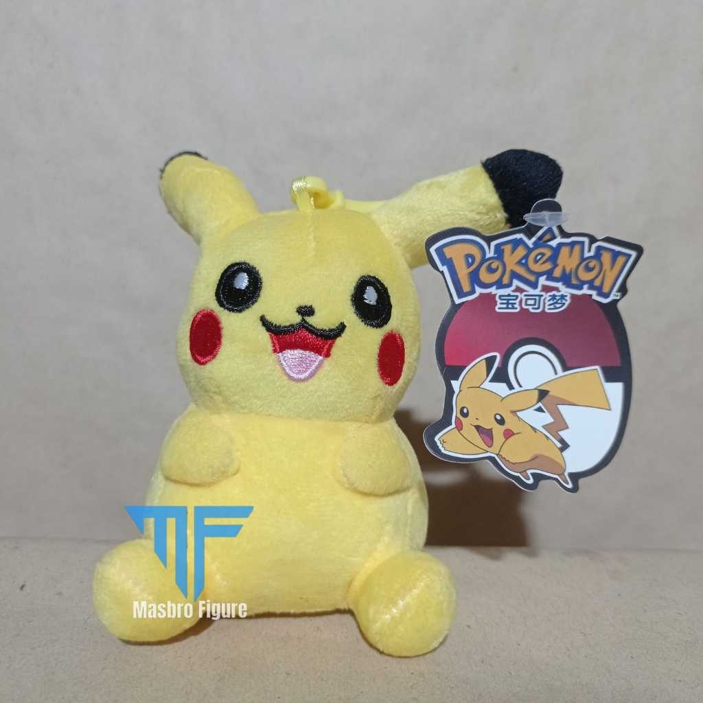 Mainan Anak Boneka Pokemon Takara Tomy Gantungan Kunci Keychain Pokemon  Pikachu