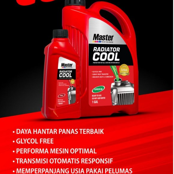 Jual Master Radiator Cool Green 1 Gal Air Radiator Mobil | Shopee Indonesia