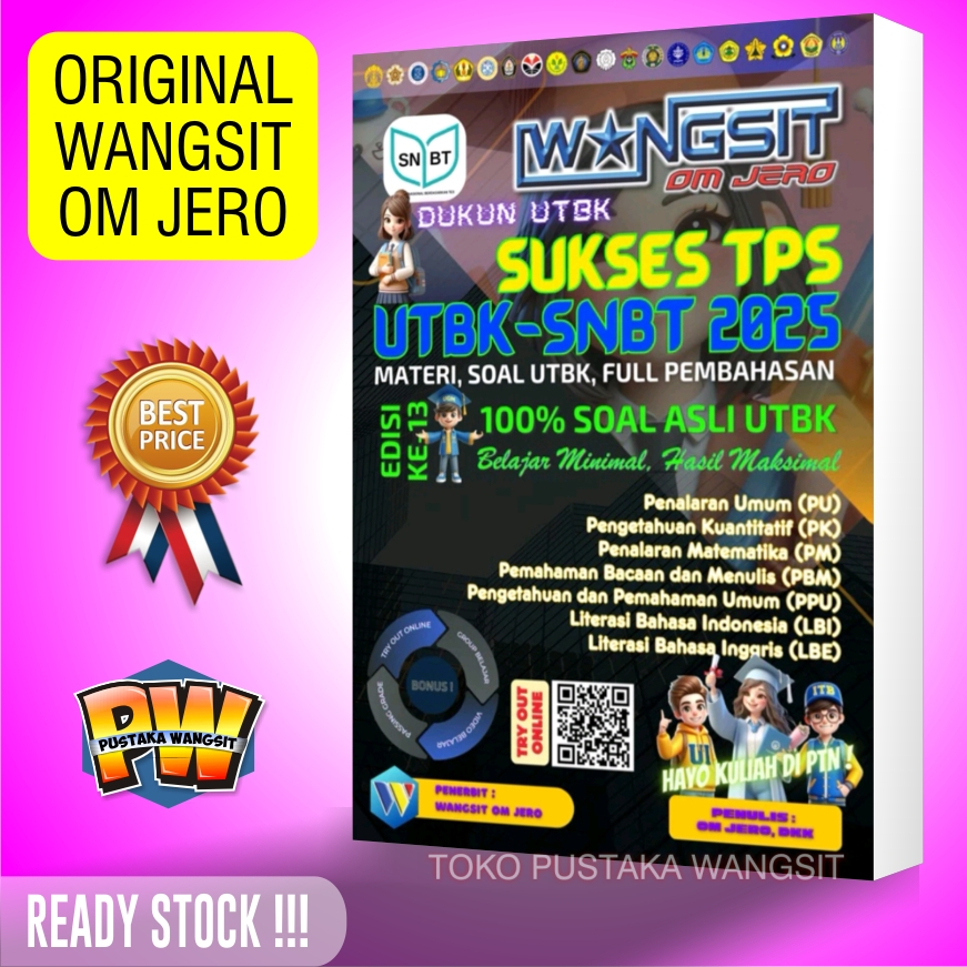 Jual Buku Skolastik UTBK SNBT SUKSES TPS 2025 / Buku Wangsit 2025