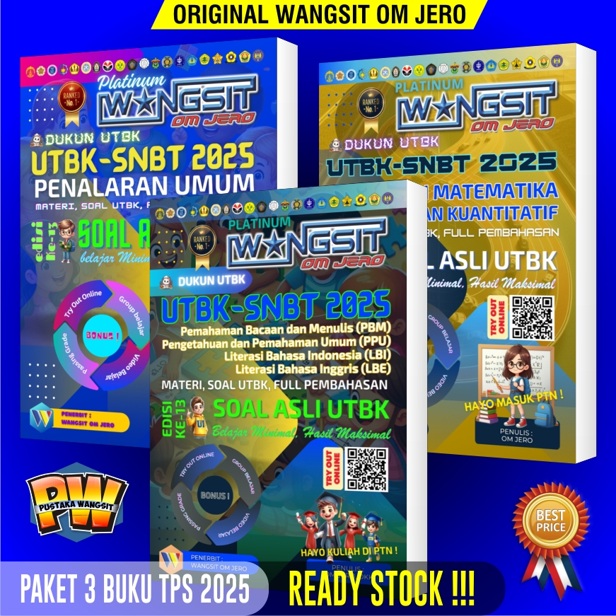 Jual Buku Wangsit Skolastik UTBK SNBT 2025 / Buku Wangsit UTBK SNBT TPS