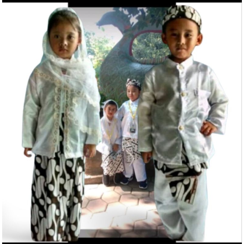 Jual baju adat cak dan ning Suroboyoan/ baju adat surabaya | Shopee