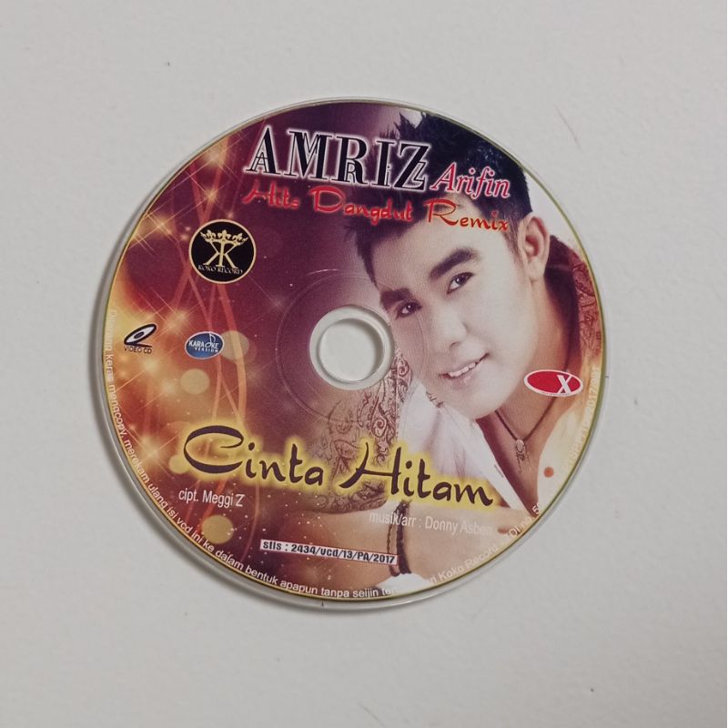 Jual VCD ORIGINAL AMRIZ ARIFIN CINTA HITAM | Shopee Indonesia