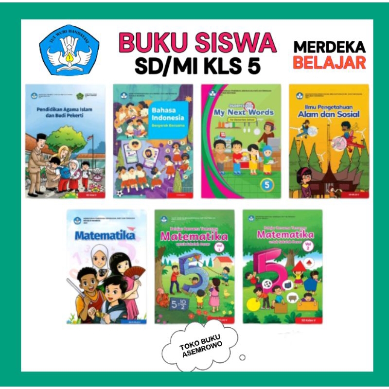 Jual Buku Siswa Kurikulum Merdeka Untuk Siswa Sd/Mi Kelas 5 Diknas ...