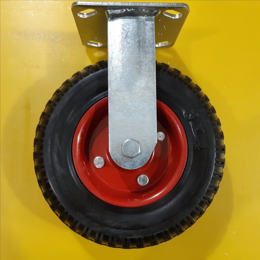 Jual RODA KARET HITAM HEAVY DUTY 8