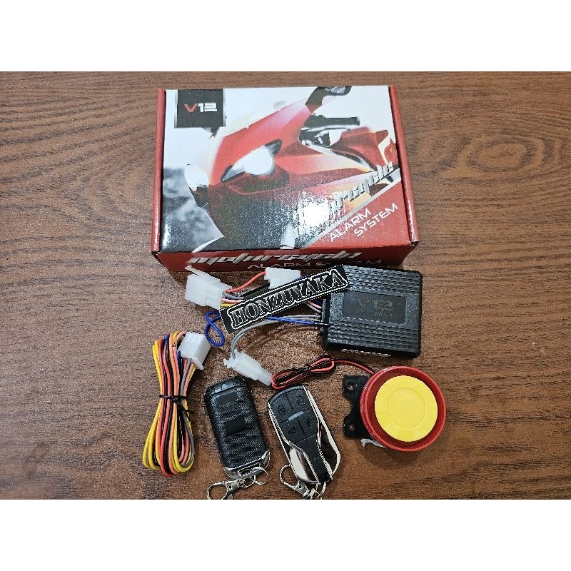 Jual alarm motor V12 alarm nine fitur paling lengkap | Shopee Indonesia