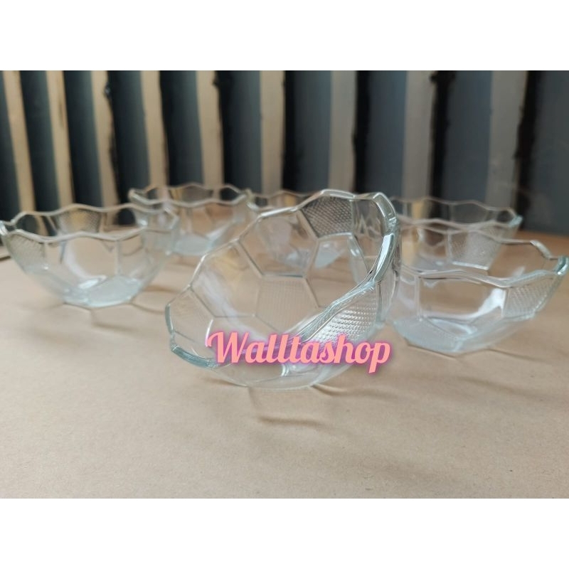 ( Isi 50pcs ) Souvenir Mangkok Beling Motif Campur