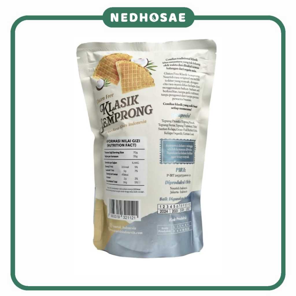 Jual Gluten Free Klasik Semprong | Rasa Original Tanpa Gula Rafinasi ...