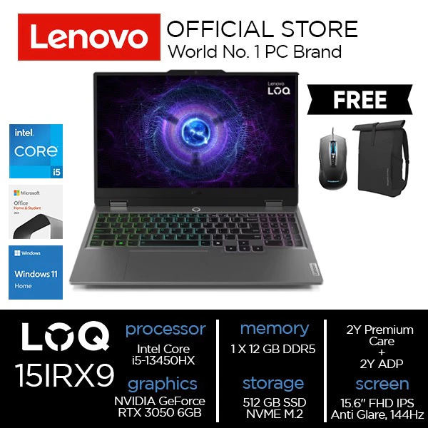 Lenovo LOQ Gaming 15IRX9 Intel Core i5