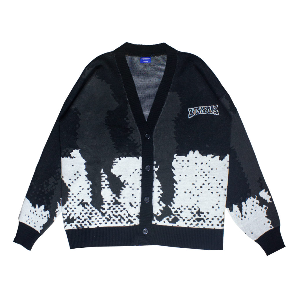 Jual Bitsnbobs76 Cardigan Knit Rave Black | Shopee Indonesia