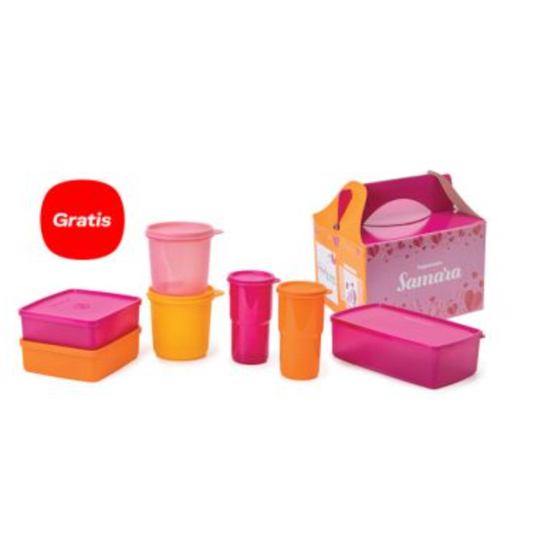 Jual Samara Collection Set / Paket Tempat Makan Lengkap Tupperware ...