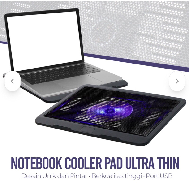 Taffware Notebook Laptop Cooler Cooling Fan Ultra Thin Radiator Cooling Base
