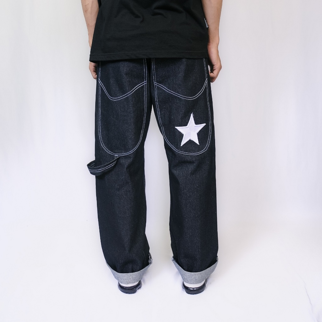 Y2K Star Jeans | Y2K Fusion SEVNS denim y2k star PUNK who28