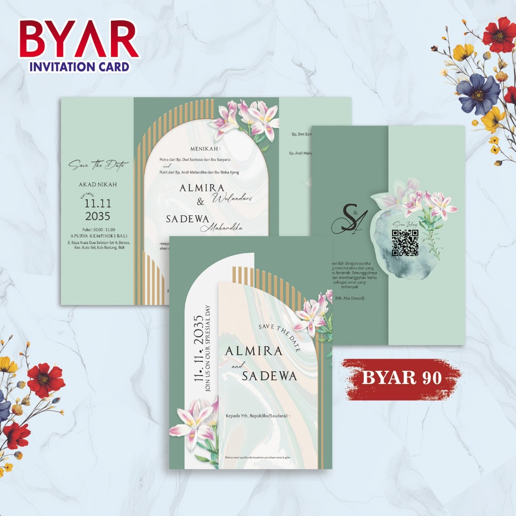 Jual Byar 90 Blanko Undangan | Undangan Murah | Blangko Undangan ...