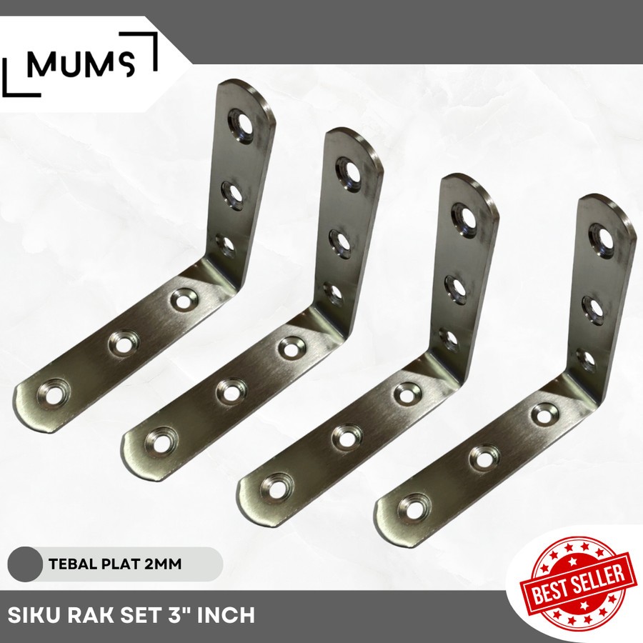 Jual MTG Plat Siku Rak Ambalan 3