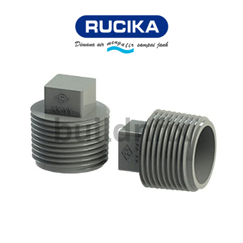 Jual RUCIKA PLUG / DOP DRAT LUAR PVC 1/2